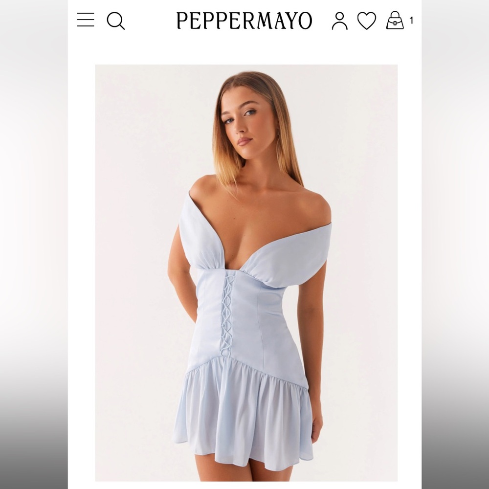 Peppermayo dear diary mini dress